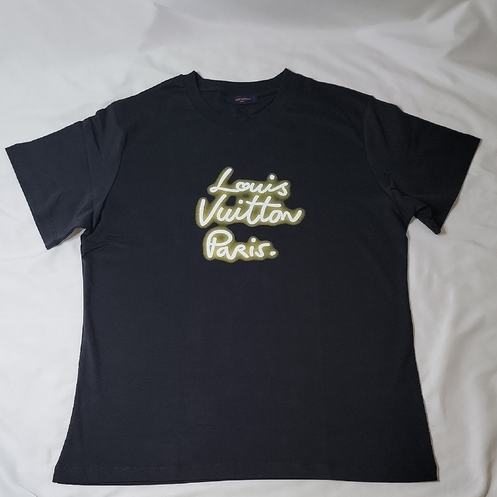 Louis Vuitton Glow Signature Black T Shirt